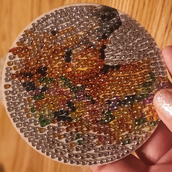 Horse Design Beaded Coasters Set - Picture 8 of 10